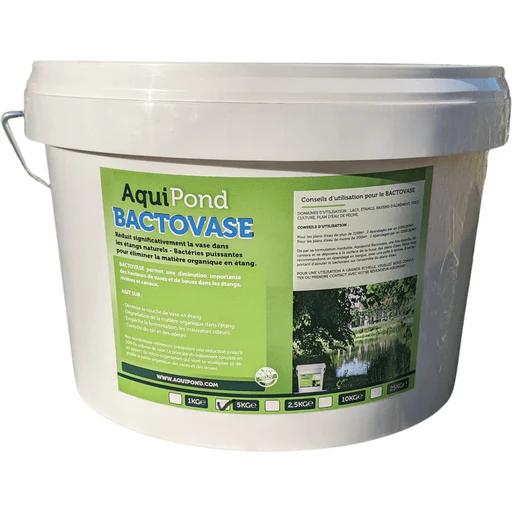 [BACTOVASE2.5] Aquipond Bactovase - Bactéries pour réduire la vase en étang - 2,5KG