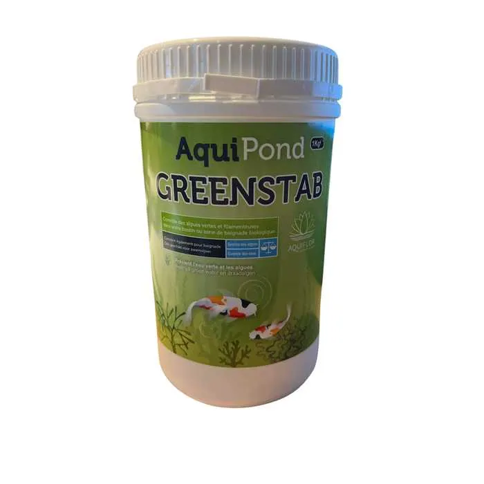 [MGREENSTAB1] Aquipond Greenstab 1KG - Équilibre limitant les algues