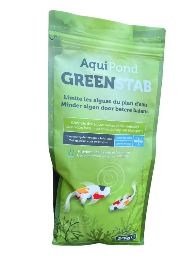 [M8717591050507] Aquipond Greenstab 2,5KG - Équilibre limitant les algues